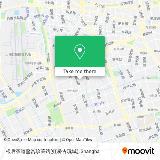 根后茶道鉴赏珍藏馆(虹桥古玩城) map