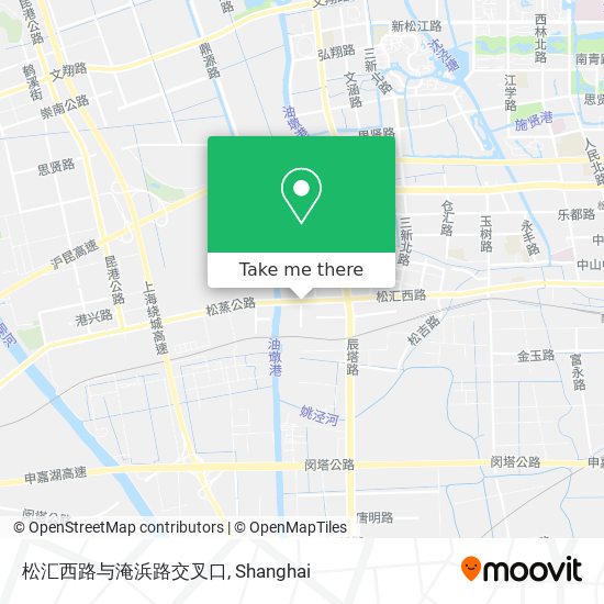 松汇西路与淹浜路交叉口 map
