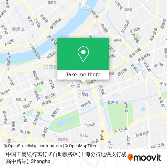 中国工商银行离行式自助服务区(上海分行地铁支行杨高中路站) map