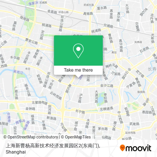 上海新曹杨高新技术经济发展园区2(东南门) map