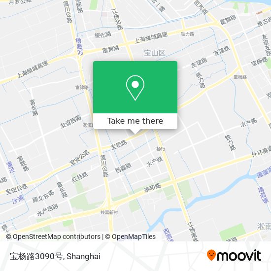 宝杨路3090号 map