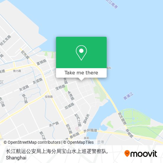 长江航运公安局上海分局宝山水上巡逻警察队 map