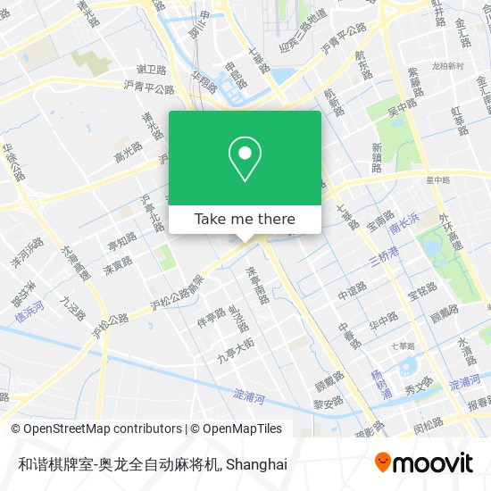 和谐棋牌室-奥龙全自动麻将机 map