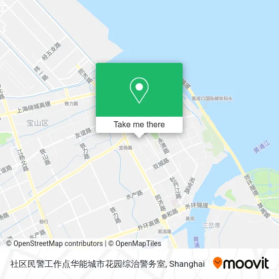 社区民警工作点华能城市花园综治警务室 map