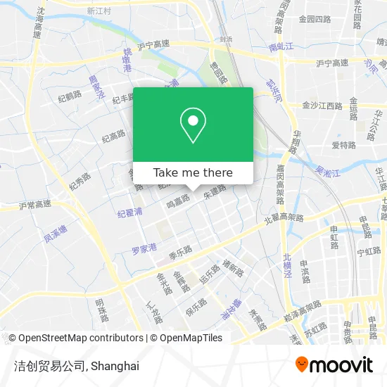 洁创贸易公司 map