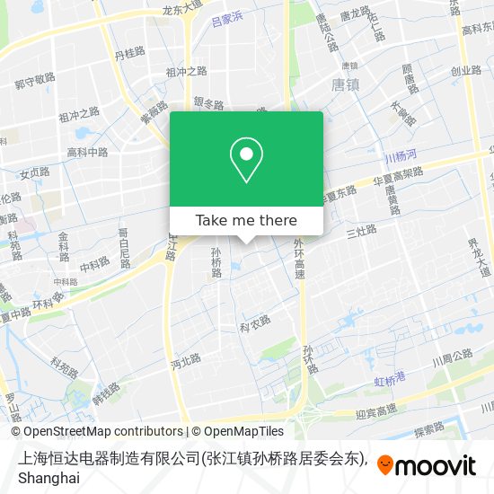 上海恒达电器制造有限公司(张江镇孙桥路居委会东) map