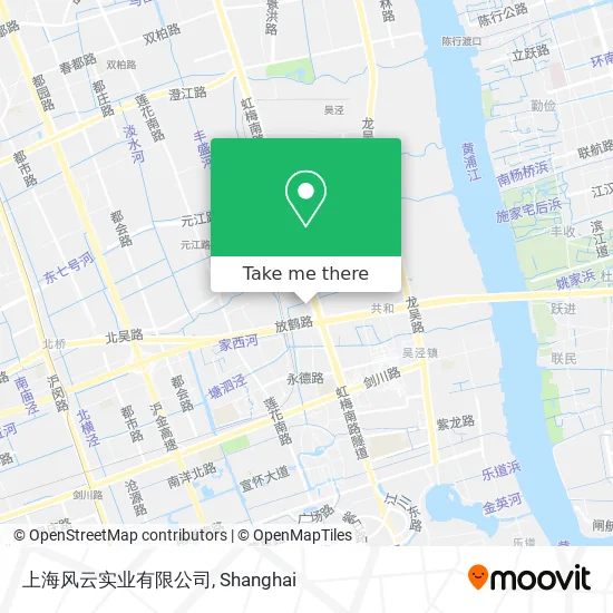 上海风云实业有限公司 map