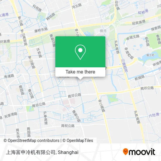 上海富申冷机有限公司 map