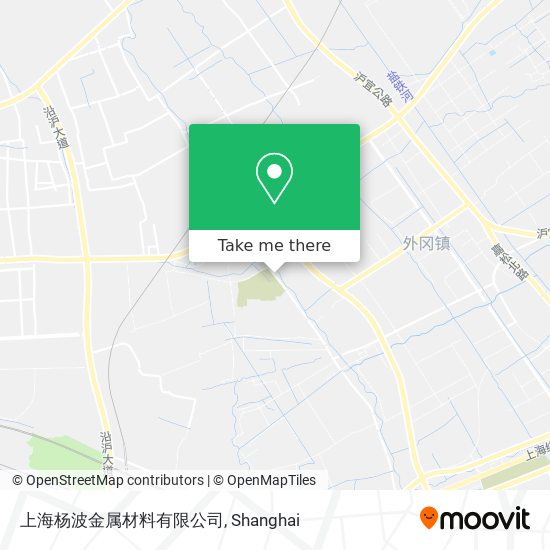 上海杨波金属材料有限公司 map