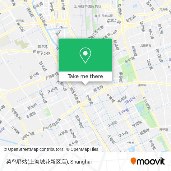 菜鸟驿站(上海城花新区店) map