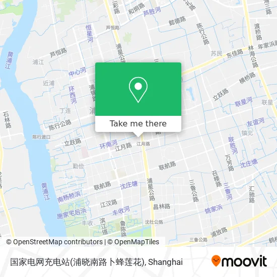 国家电网充电站(浦晓南路卜蜂莲花) map