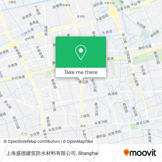 上海盛德建筑防水材料有限公司 map