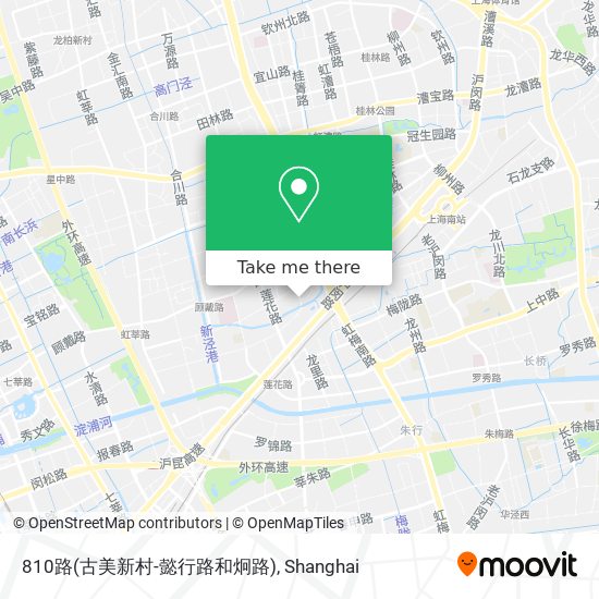 810路(古美新村-懿行路和炯路) map