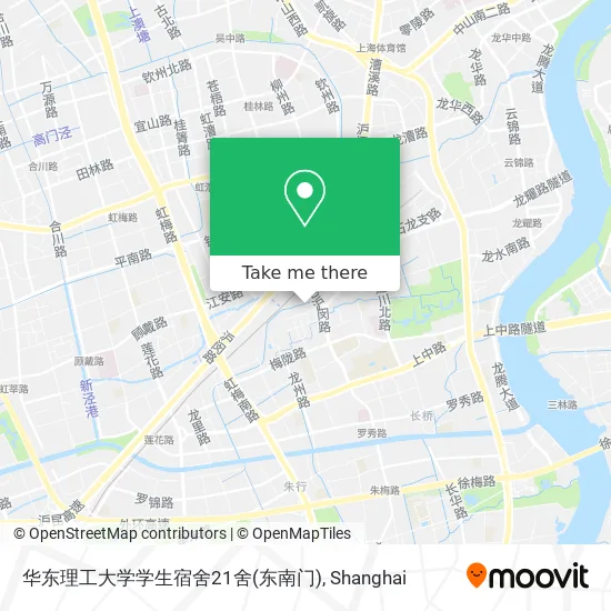 华东理工大学学生宿舍21舍(东南门) map