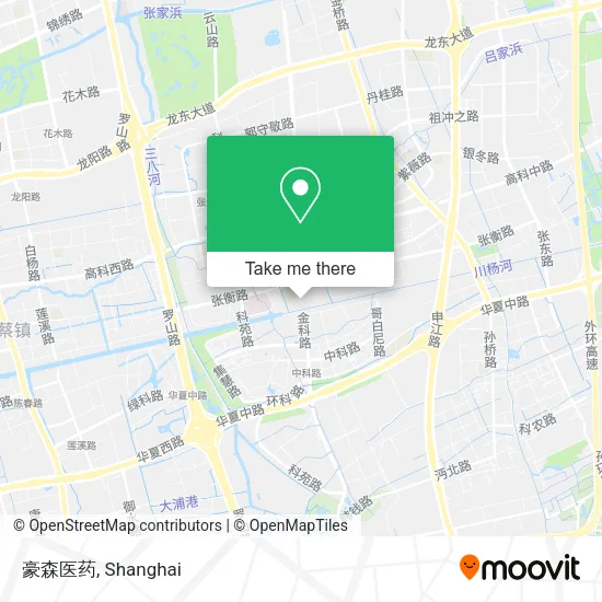 豪森医药 map