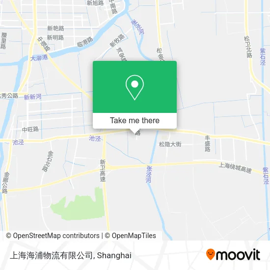 上海海浦物流有限公司 map