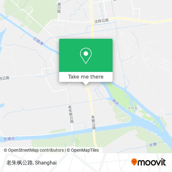 老朱枫公路 map