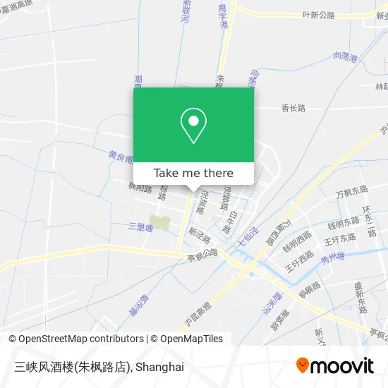 三峡风酒楼(朱枫路店) map