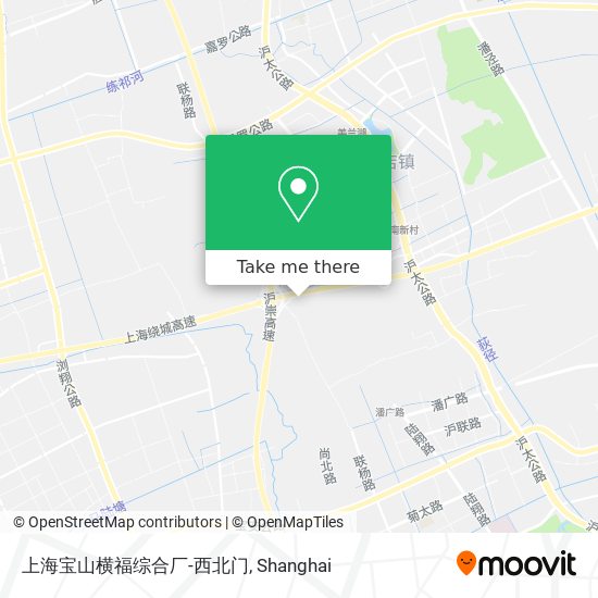 上海宝山横福综合厂-西北门 map