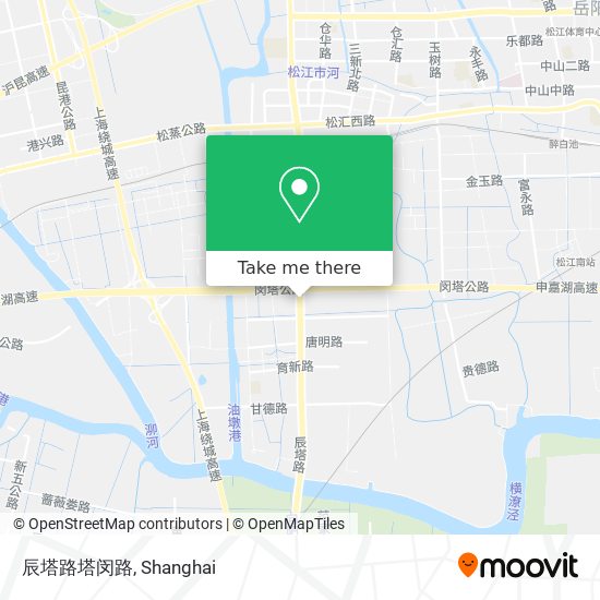 辰塔路塔闵路 map