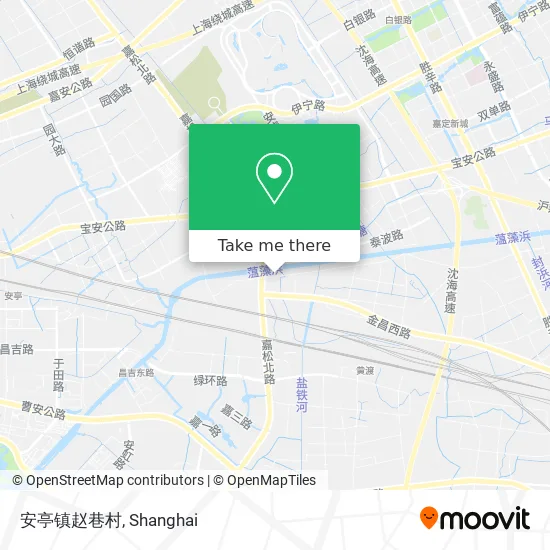 安亭镇赵巷村 map