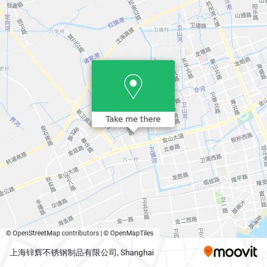 上海锌辉不锈钢制品有限公司 map