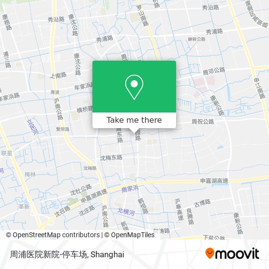 周浦医院新院-停车场 map
