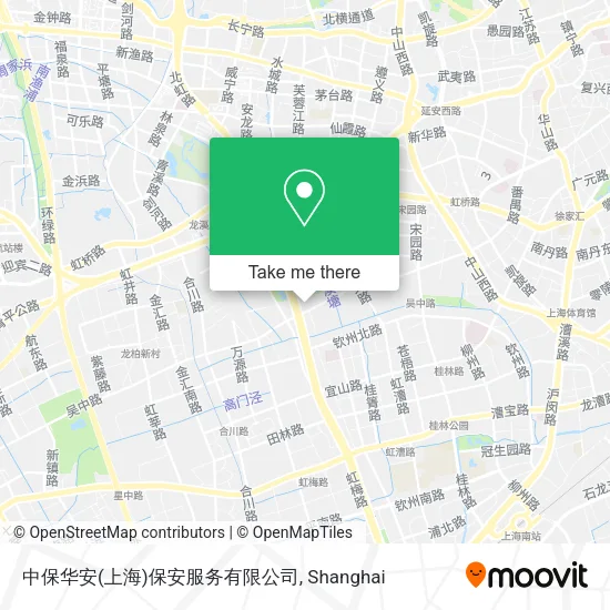 中保华安(上海)保安服务有限公司 map