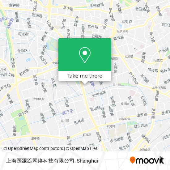 上海医跟踪网络科技有限公司 map