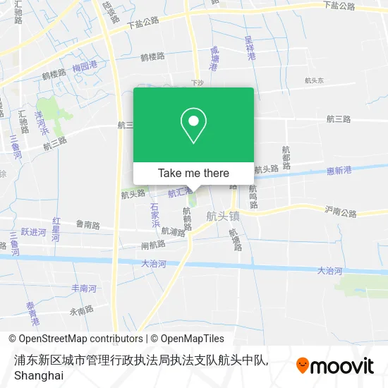 浦东新区城市管理行政执法局执法支队航头中队 map