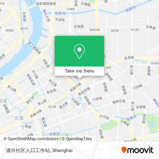 浦兴社区人口工作站 map