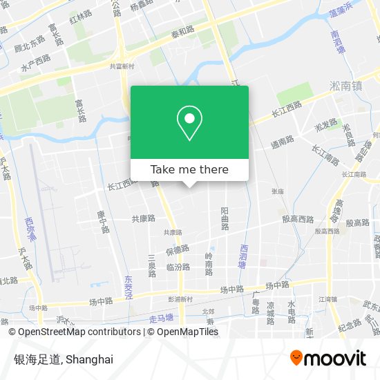 银海足道 map