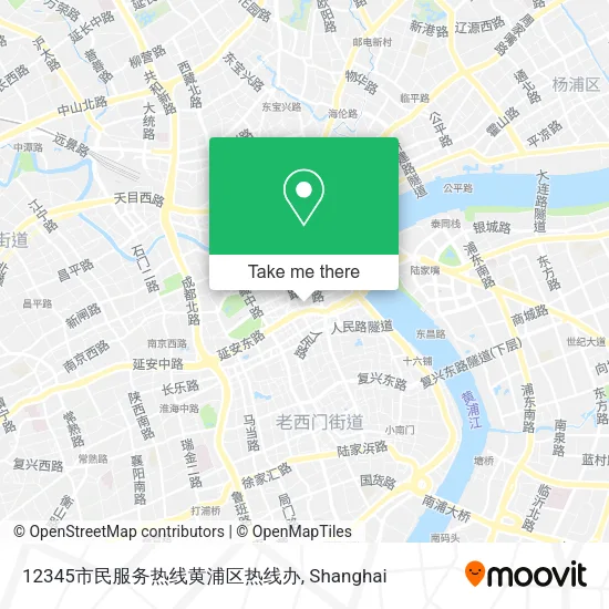 12345市民服务热线黄浦区热线办 map