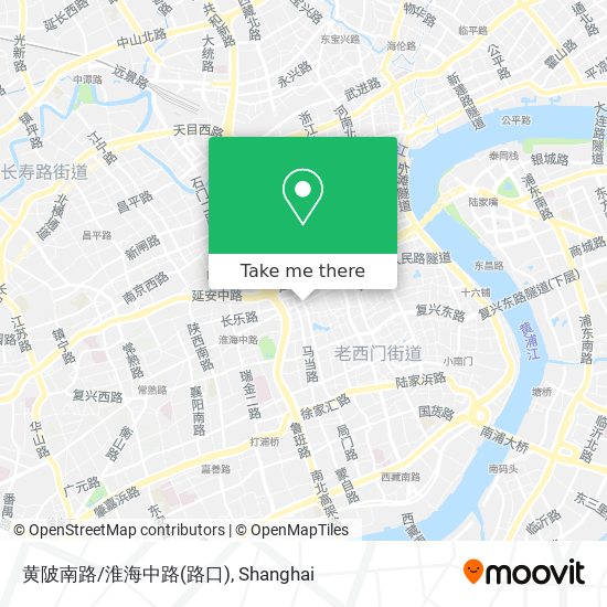 黄陂南路/淮海中路(路口) map