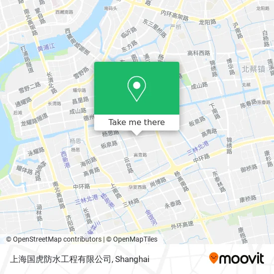 上海国虎防水工程有限公司 map