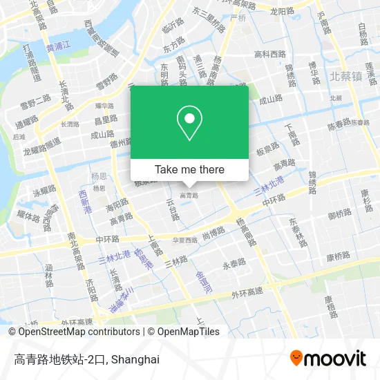 高青路地铁站-2口 map