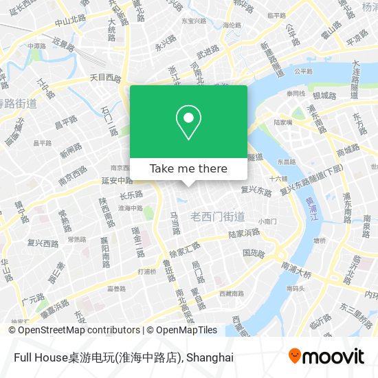 Full House桌游电玩(淮海中路店) map