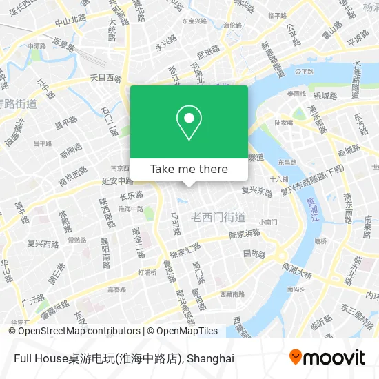 Full House桌游电玩(淮海中路店) map