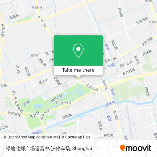 绿地北郊广场运营中心-停车场 map