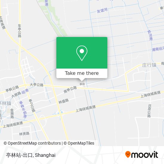 亭林站-出口 map