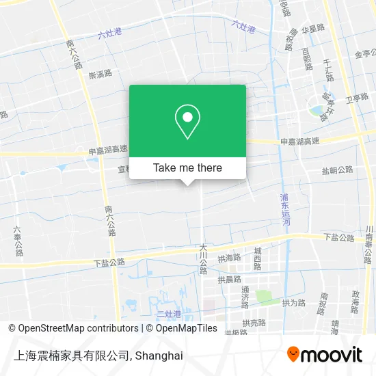 上海震楠家具有限公司 map