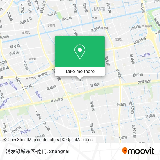 浦发绿城东区-南门 map