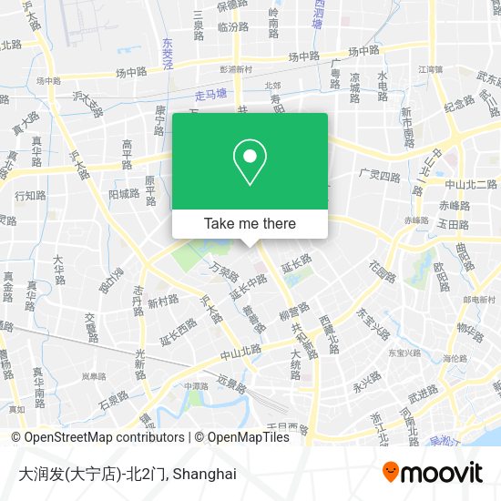 大润发(大宁店)-北2门 map