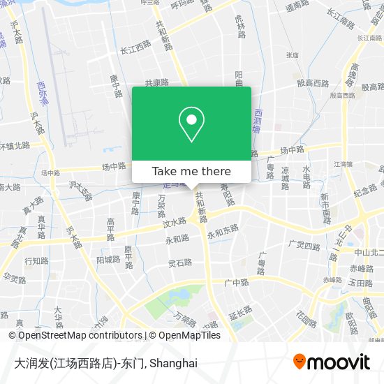 大润发(江场西路店)-东门 map