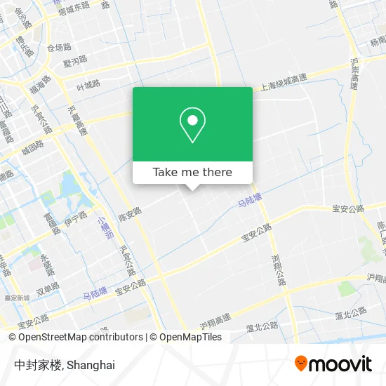中封家楼 map