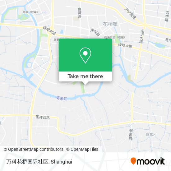 万科花桥国际社区 map