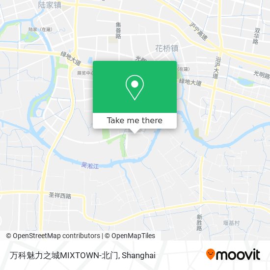 万科魅力之城MIXTOWN-北门 map