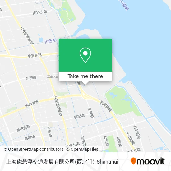 上海磁悬浮交通发展有限公司(西北门) map