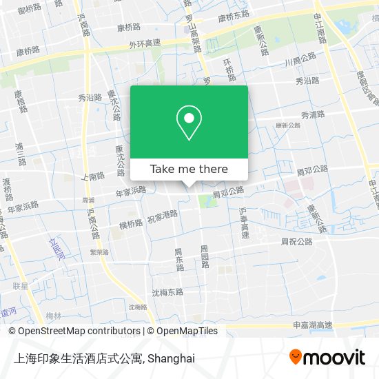 上海印象生活酒店式公寓 map