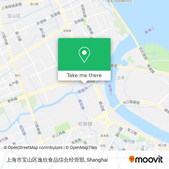 上海市宝山区逸欣食品综合经营部 map